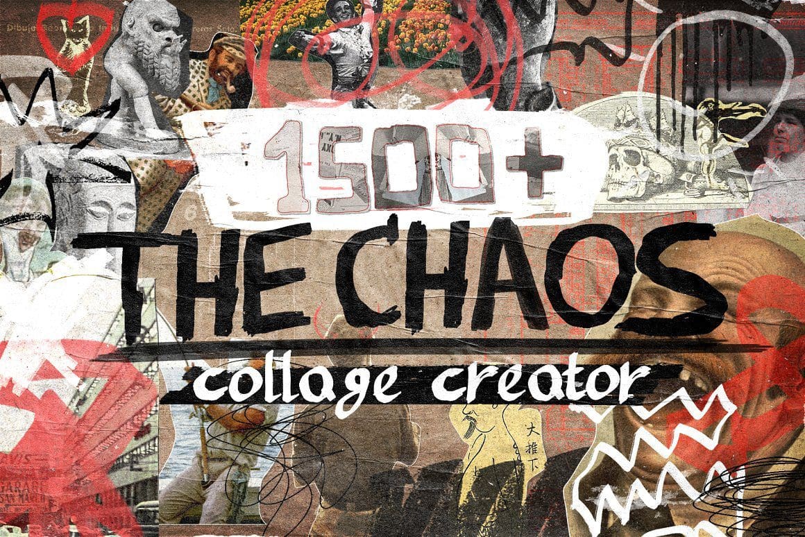 CreativeMarket - Anti Design #1 - The Chaos 1500+ PNG 6920114