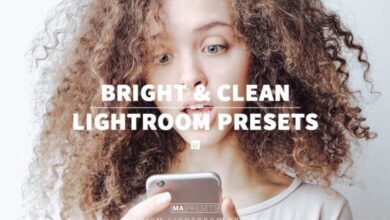 10 فلاتر مشرق ونظيف Lightroom Presets