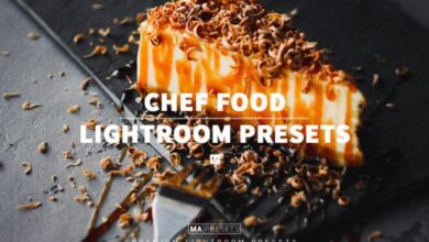 10 إعدادات مسبقة طعام  Lightroom Presets