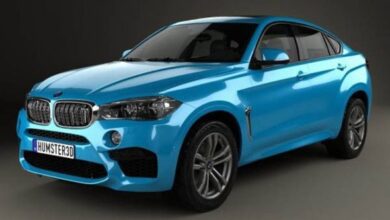 BMW X6 M 2014 3D Model