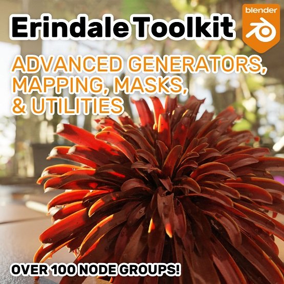 Blender Market Erindale Toolkit Advanced Geometry Nodes Groups v3.1.2