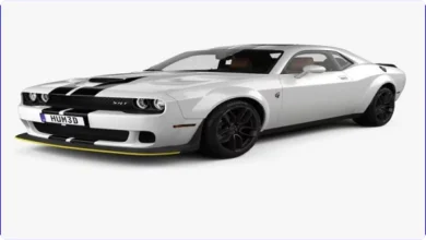 Dodge Challenger SRT Hellcat WideBody with HQ interior 2018 3D model