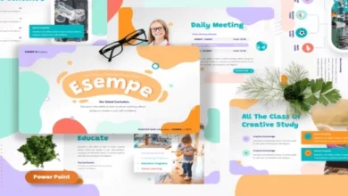 Esempe - Education Creative Powerpoint Keynote and Google Slides Template
