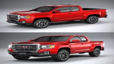 GMC Canyon 2021 Short 3D Model