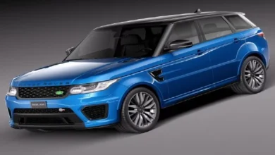 Land Rover Range Rover Sport SVR 2015 3D Model