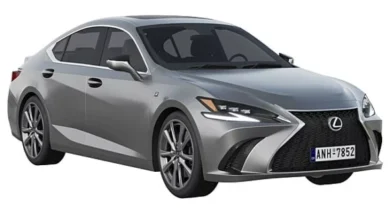 Lexus ES F-sport 2022 3D Model