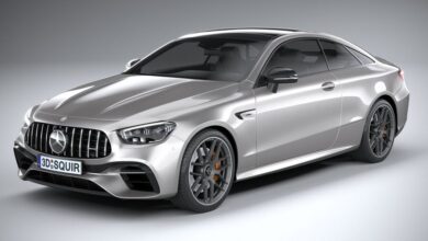 Mercedes-Benz E63 Coupe AMG 2021 3D Model