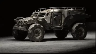 NOMAD 355 BRM Military Concept Vehicle 3D Model