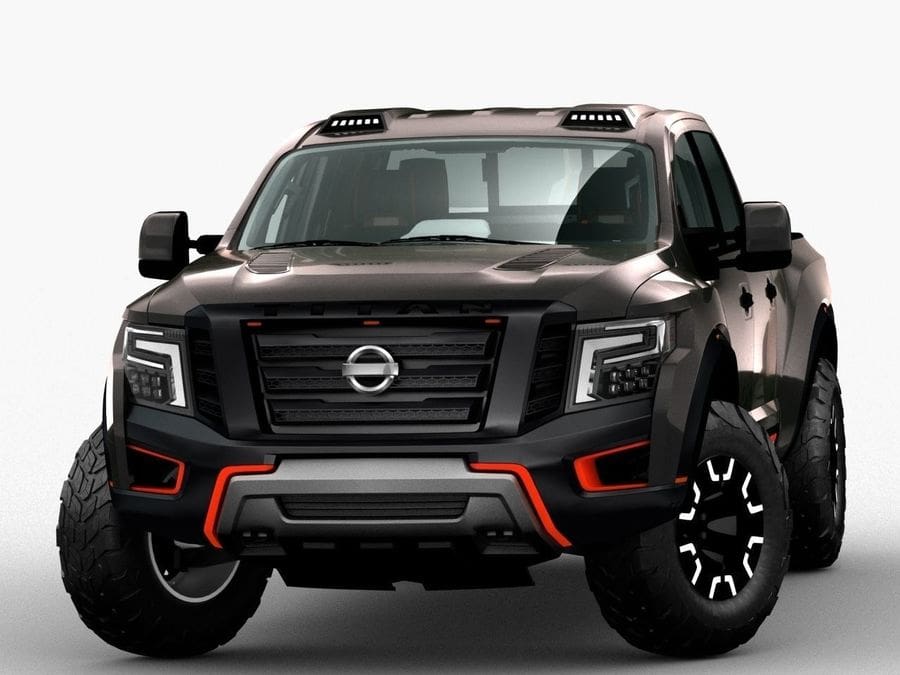 Nissan Titan 2017 3D Model