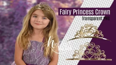 Princess Fairy Girl Sparkle Crown PNG