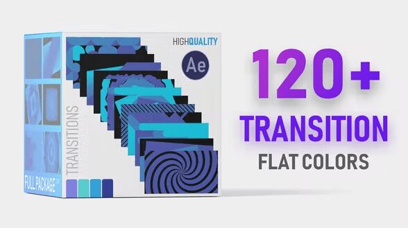 VideoHive - Flat Color Transition Pack HD 38775508