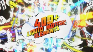 Videohive - 3D liquid Motion FX Packages - 15228461 - Project for After Effects