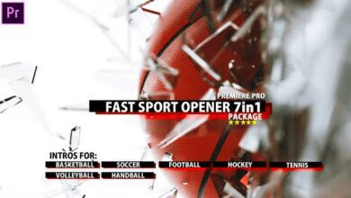 Videohive - Fast Sport Ball Opener 7in1 Premiere Pro - 38715469