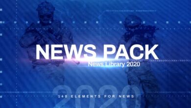 Videohive - News Library 2020 Broadcast Pack Mogrt - 23384093