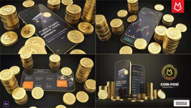 Videohive - Phone 13 Pro Mockup with Crypto App Presentation - 38670587