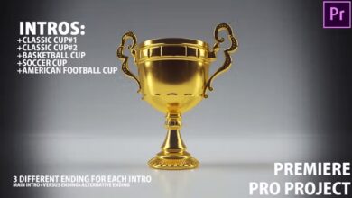 Videohive - Solid Sport Trophy Intro (Opener) Premiere Pro - 38734142