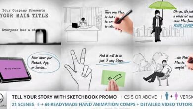 Videohive Tell Your Story With Sketchbook Promo 5211021