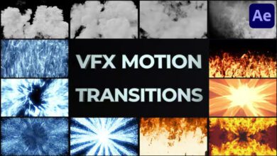 Videohive  VFX Motion Transitions for After Effects  38615003