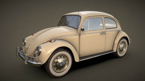 Volkswagen Beetle - 3D Model