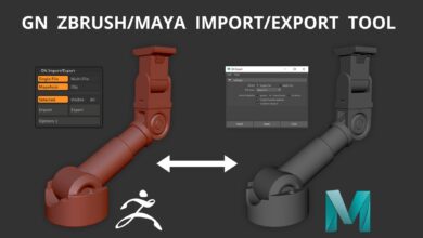 GN ZBrush/Maya Import/Export Tool