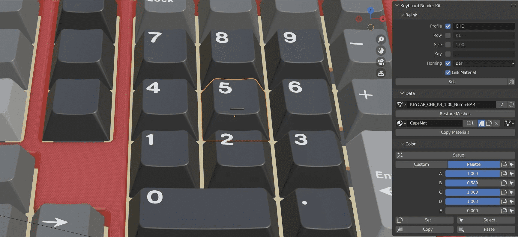 Blender Keyboard Render Kit 2