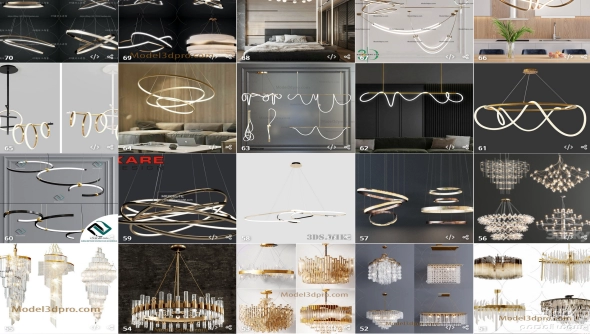 تجميعة ثريات || Chandeliers Collection