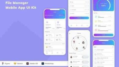 File Manager Mobile App UI Kit