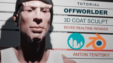 Offworlder Sculpting and Texturing in 3D Coat for Blender Eevee