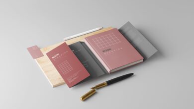 Book with Dust Jacket Mockups - 7486553