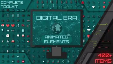 Videohive - Digital Era 400+ Animated Icons and Elements Pack - 20790600