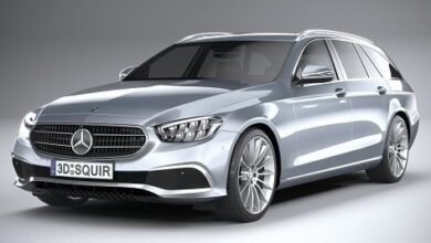 Mercedes-Benz E-Class Estate basic 2021 3d Model