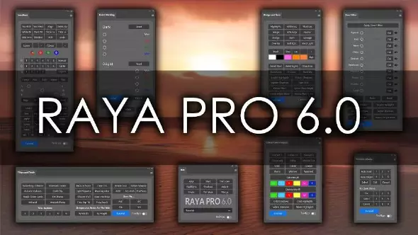 لوحات الفوتوشوب Raya Pro 6.0 كاملة