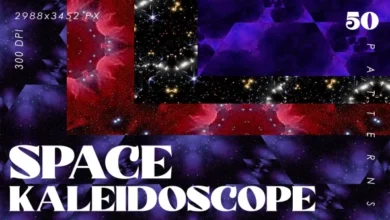 Space Kaleidoscope Patterns - 7456792