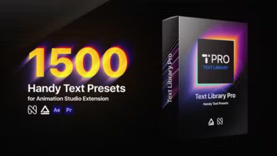 Videohive - Text Library - Handy Text Animations PRO - 21932974 مكركة فقط في سوق المصمم