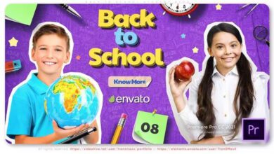 Videohive - Back to School Student Blog - 39197893 - Premiere Pro Templates