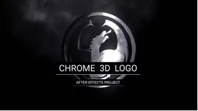 Videohive - Chrome 3D Logo 38353453