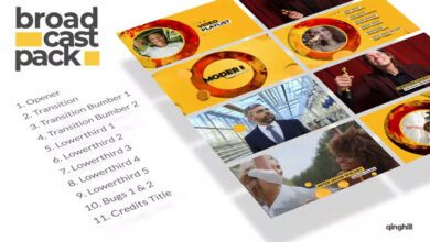 Videohive - Circle Inks For Modern Urban Broadcast Pack - 39207790