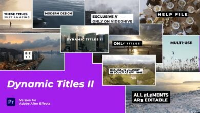 Videohive - Dynamic Titles II 39392121