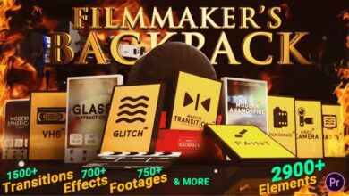 Videohive - Filmmaker's Backpack | Big Pack of Transitions Effects Footages and Presets for Premiere Pro - 28628558
