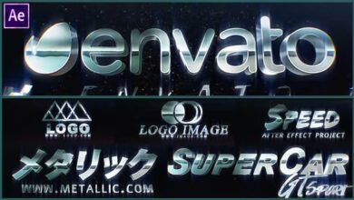 Videohive - Metallic Chrome Logo Intro - 39191336