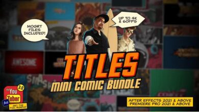 Videohive - Mini Comic Bundle - Titles - 38044019