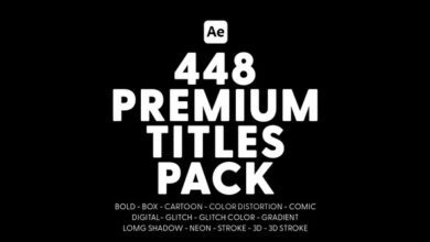 Videohive - Premium Titles Pack - 38893912