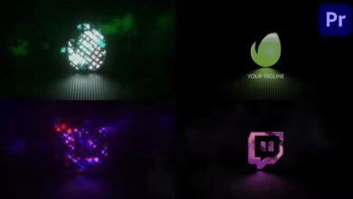 Videohive - Square Glitch Logo for Premiere Pro 39235908