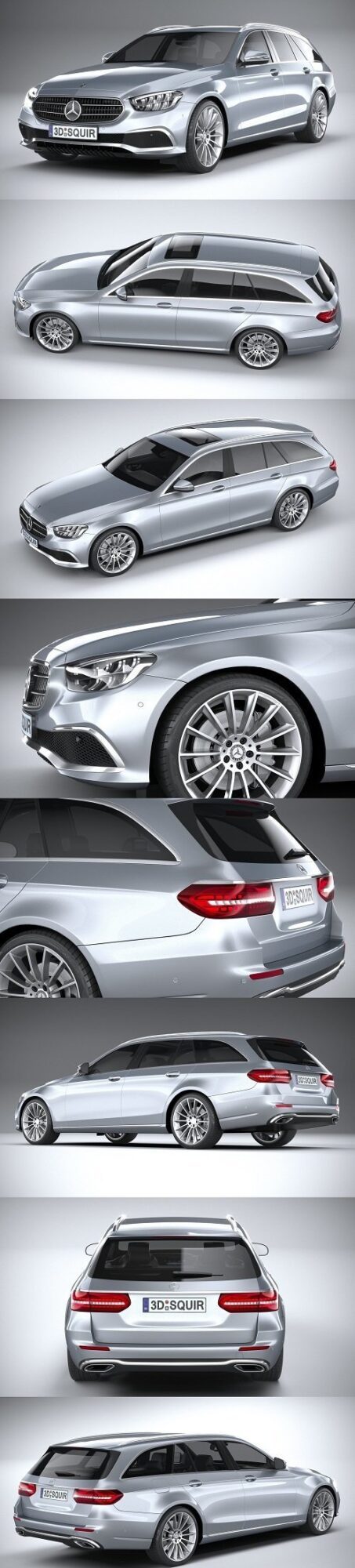 Mercedes-Benz E-Class Estate basic 2021 3d Model