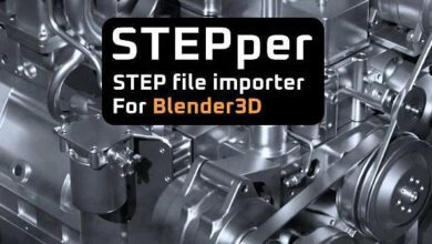 STEPper 1.1 for Blender 3.1 or later