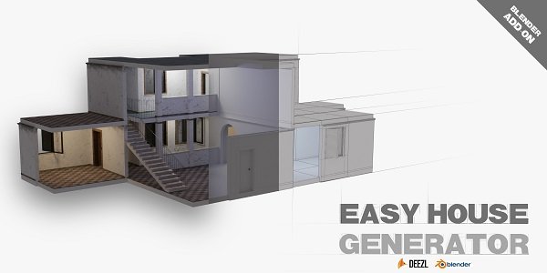 Blender Market Easy House Generator