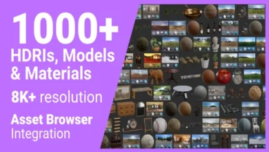 Blender Market – Poly Haven Asset Browser