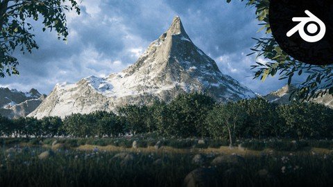 Create Realistic Looking Forests Mountains In Blender Udemy