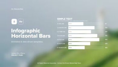 Videohive - Infographic Horizontal Bar Charts - 39849441