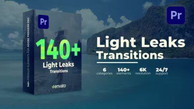 Videohive Light Leaks Transitions 39519656 Free Download Premiere Pro Project